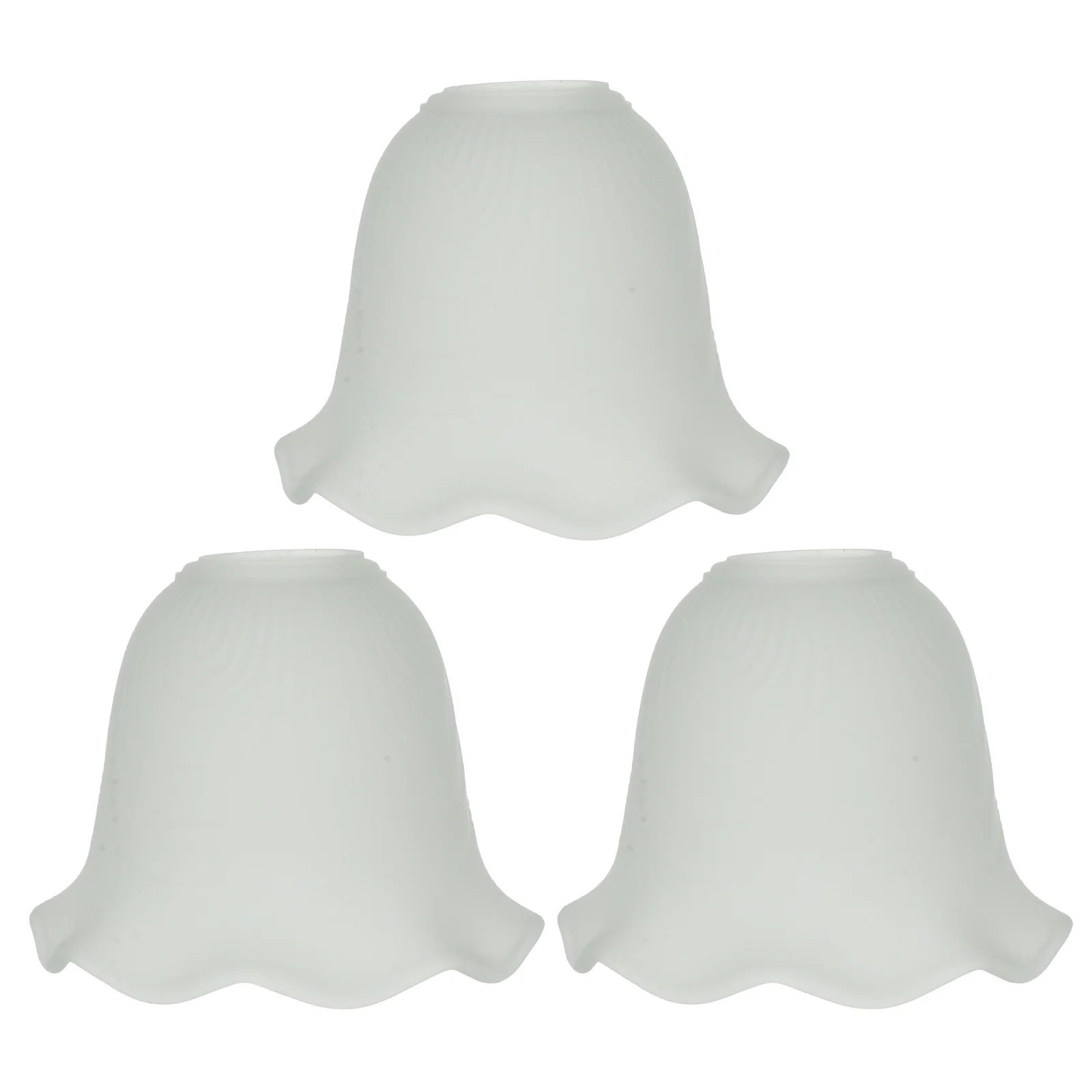 

3 Pcs Modern Lamp Shade Shades for Floor Lamps Glass Ceiling Light Cover Contemporary Lights