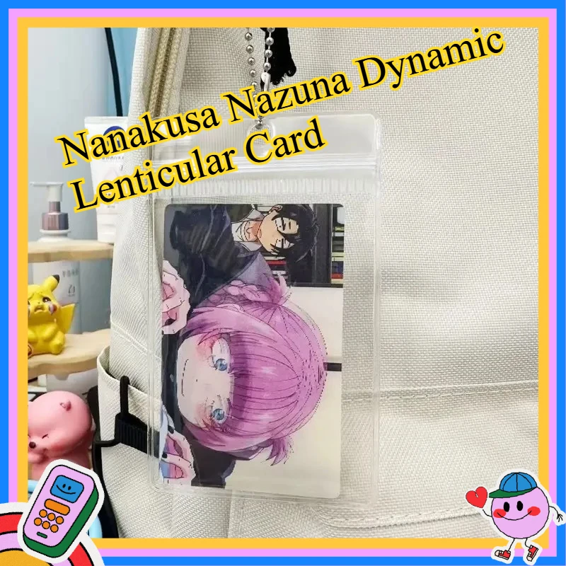 

Yofukashi no Uta Nanakusa Nazuna Changeable Lenticular Card Anime Backpack Pendant Collectible Birthday & Xmas Gift for Friends