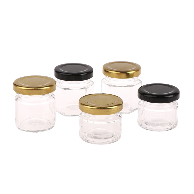 2Pcs Mini Glass Honey Pot Set Small Honey Pot Honey Pot With Lid Suitable For Baby Gifts Weddings And Parties Honey Jar