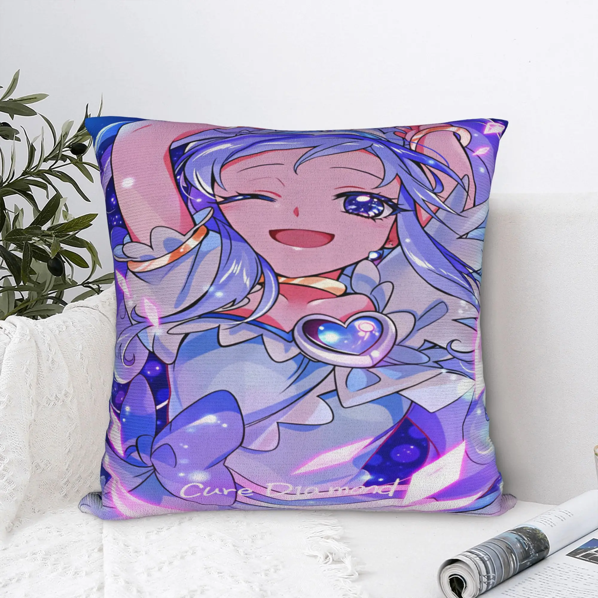 Pretty Cure  Pillow Case  Design Pillow Cover For Sofa Bedroom Home Decor Vintage Pillowcases