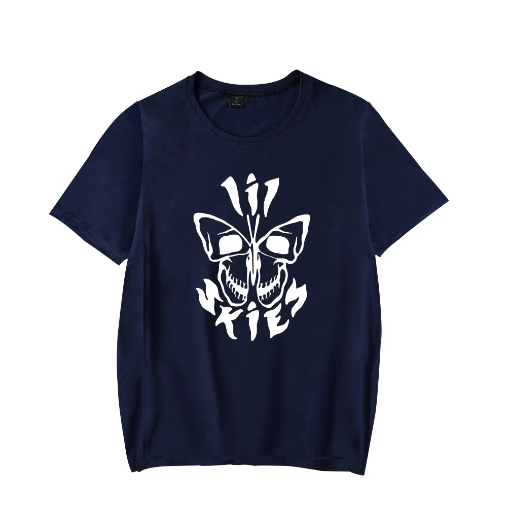 Camiseta de Lil Skies Unisex, camisa de manga corta con cuello redondo, estilo informal, rapero americano, ropa de Hip Hop