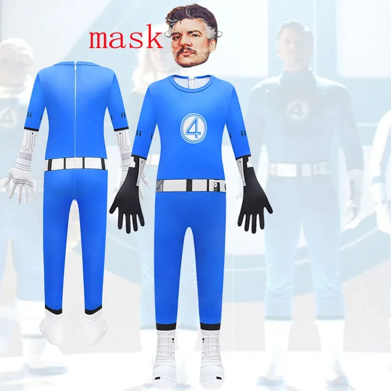 

Новинка 2026 года, детский карнавальный костюм FANTASTIC 4, Reed Richards Susan Storm, невидимый женский боди для ролевых игр на Хэллоуин для мальчиков и девочек ★ ☆ ❤ ★ ☆