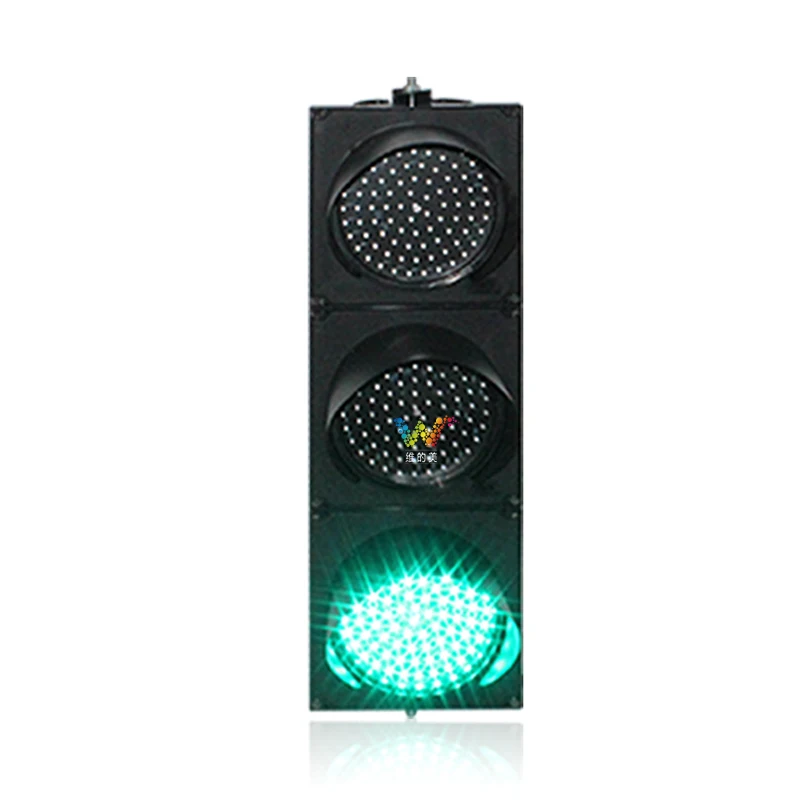 200mm 8 Inch 3 Aspects Red Yellow Green Signal PC Housing Road Safety LED Traffic Light