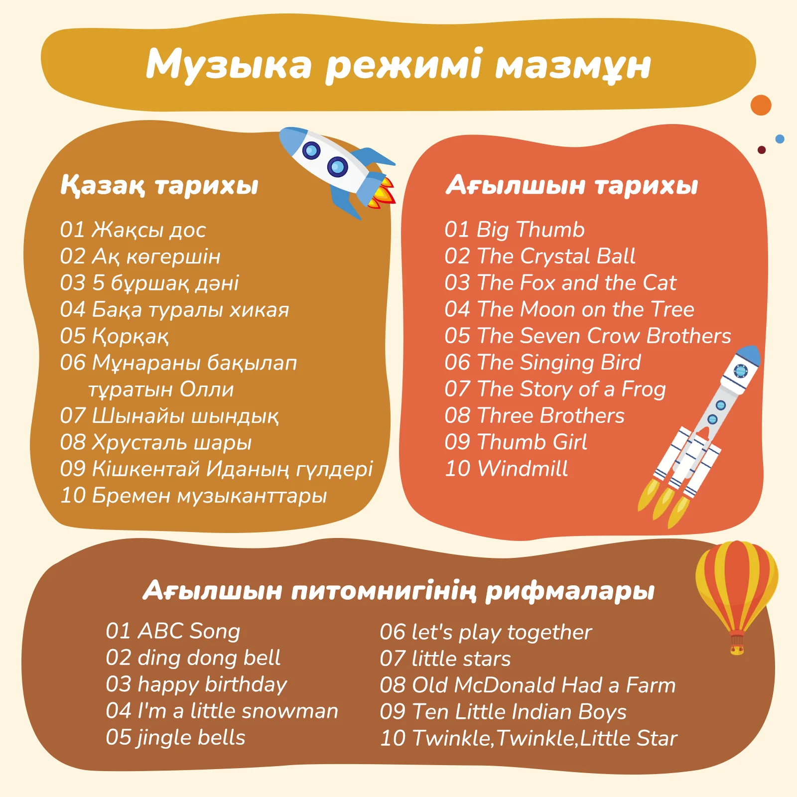 الكتب الإلكترونية في كازاخاش في الوقت المناسب، والكتب الناطقة، وكتب ألعاب الأطفال