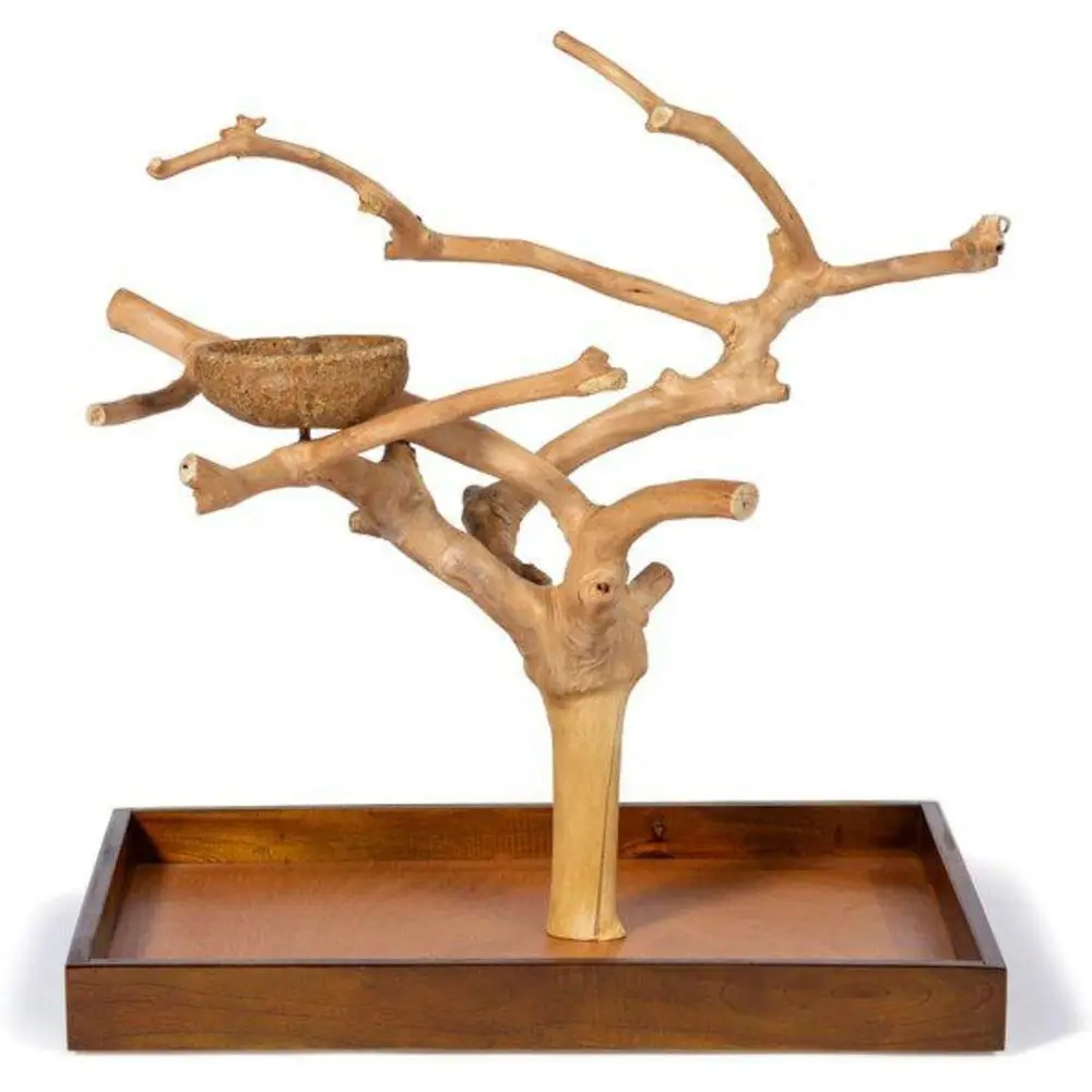 

Подставка для игр Prevue Pet Products Coeawood Java Tree Minis Medium Table Top Playstand 22634, 22.5" Д x 14.5" Ш x 24.0" В