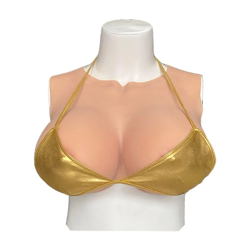

Huge Silicone Breast Forms Realistic Nipple Areola Plump Soft Shake Trans Cosplay Fake Boobs for Transgender And Crossdressing