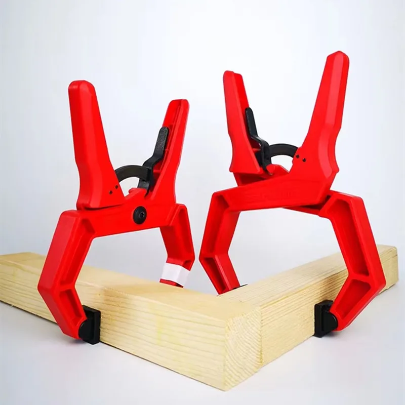 2/3/4Inch Quick Ratchet Plastic Clamps G Type Extra Large Nylon Clip Powerful Wood Working Retainer Clamp  Woodworking Tool