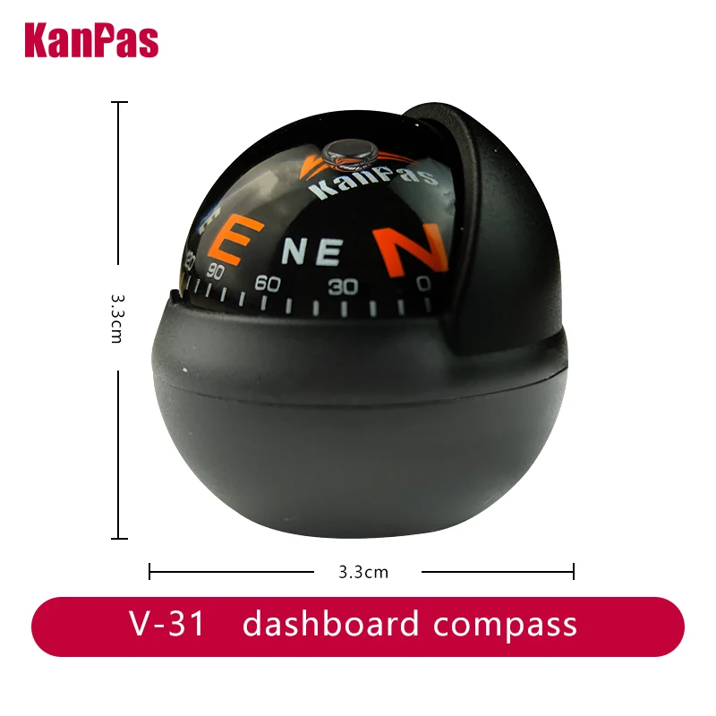 New KANPAS Compass for Car / Dashboard compass ball / Doble dial  V-31/V-31-N