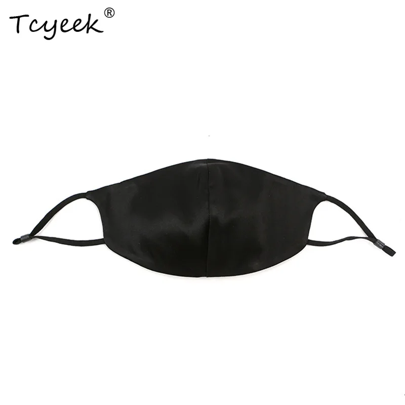 Маска Tcyeek из 100% тутового шелка, 19 мм, тип вставки с фильтром, трансграничные ушные крючки, моющиеся пылезащитные маски A34439M