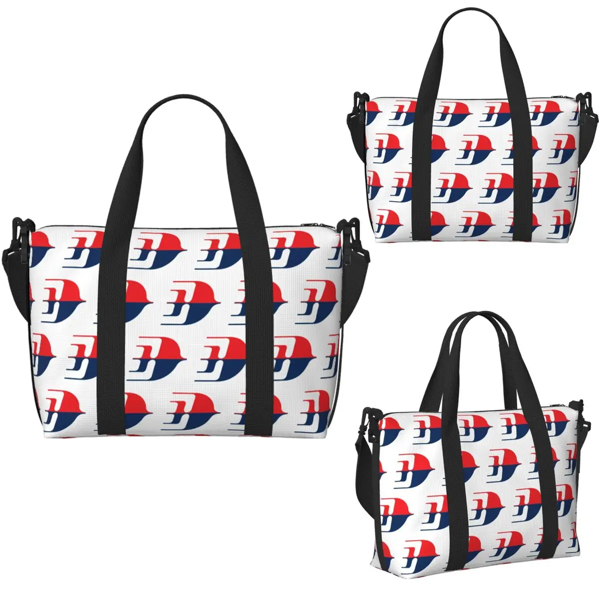 Benutzerdefinierte Malaysia Airlines Strand-Reisetasche, große Kapazität, Tragetaschen für Fitnessstudio, Yoga, Frauen, Einkaufen, Duffle-Umhängetasche