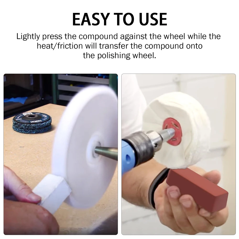 Pasta de cera para pulir, cera blanca y verde, Metal, acero inoxidable, cera para pulir, madera, vidrio, Jade, pulido, espejo brillante, pulido fino