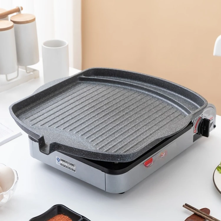 

Barbecue plate, non-stick pan barbecue plate, outdoor, pot induction cooker for gas stove