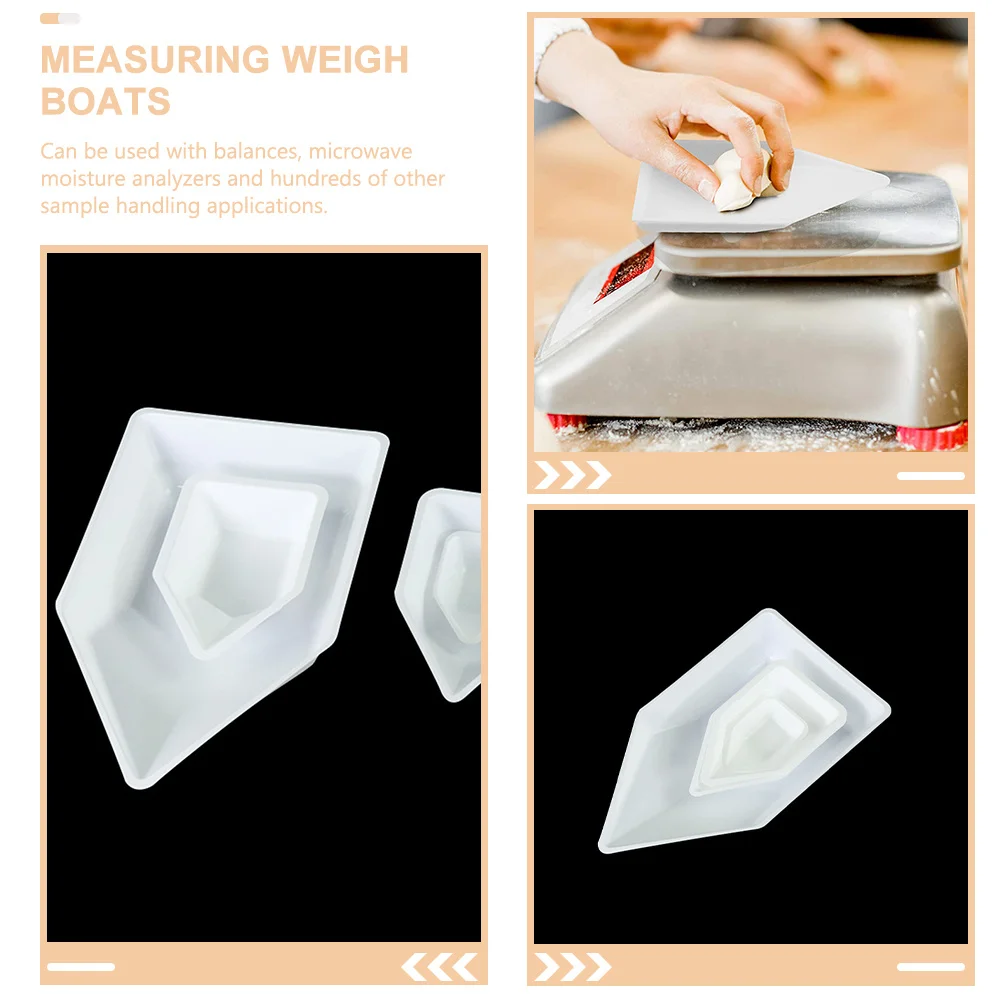 10pcs Weighing Boats Sample Trays Disposable Pans For Laboratory Equipment Chemistry Weighing Dishes Storage Trays - Image 5
