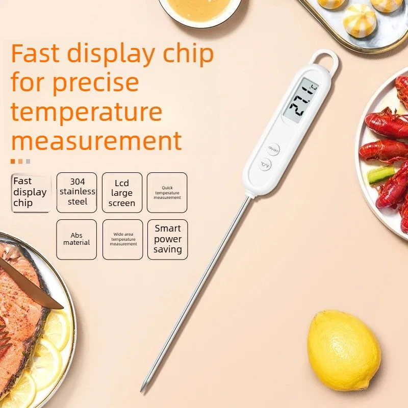 Electronic Water Thermometer Household, High Precision Probe Type Food Thermometer, Baby Bath Thermometer Wholesale