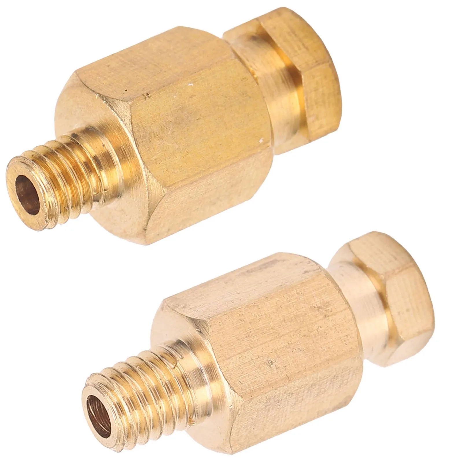 Brass Pipe Fitting Connector Pipe Nipple Pipe Nipple Brass Thread Straight Fitting Connection Adapter Industrial Piping Supplies