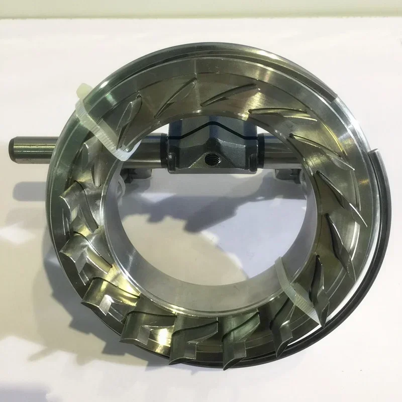 HY55V 140 мм Кольцо сопла турбины 16 лопастей Детали турбокомпрессора VGT Кольцо сопла сопла 3598508 HY55V с улучшенным толкателем