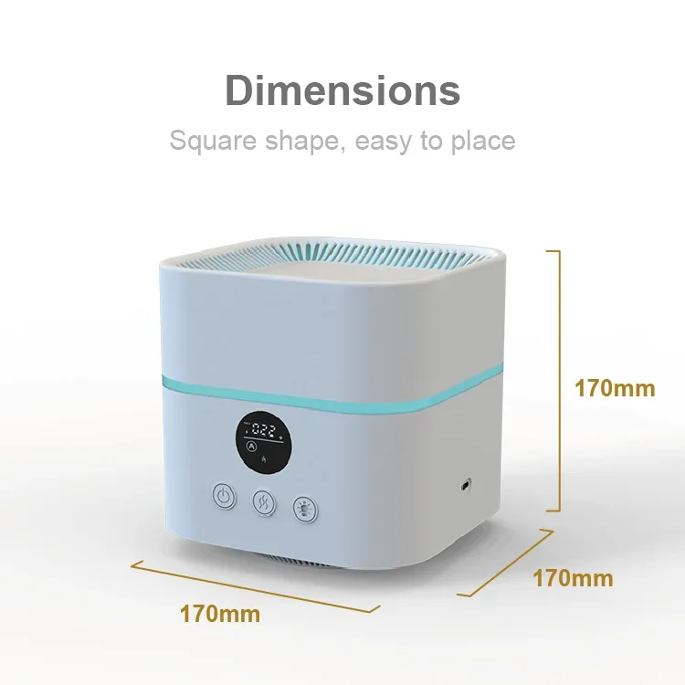 z Hot seller wood grain ultrasonic air humidifier led mini humidifiers aroma diffuser for home