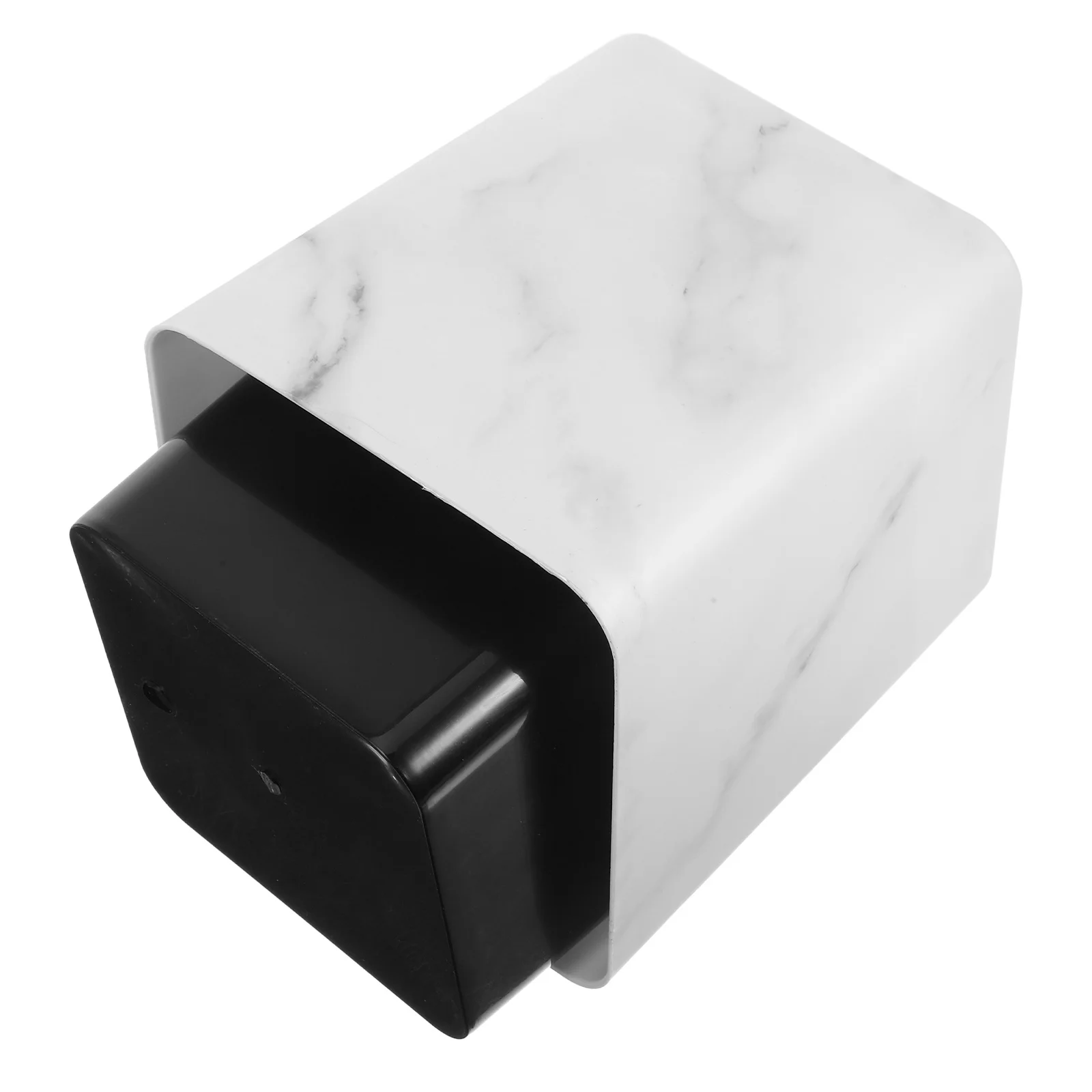 

Marble Desktop Trash Can Small Wastebasket Decorative Garbage Bin for Kitchen Bathroom Bedroom Office Living Room Desk