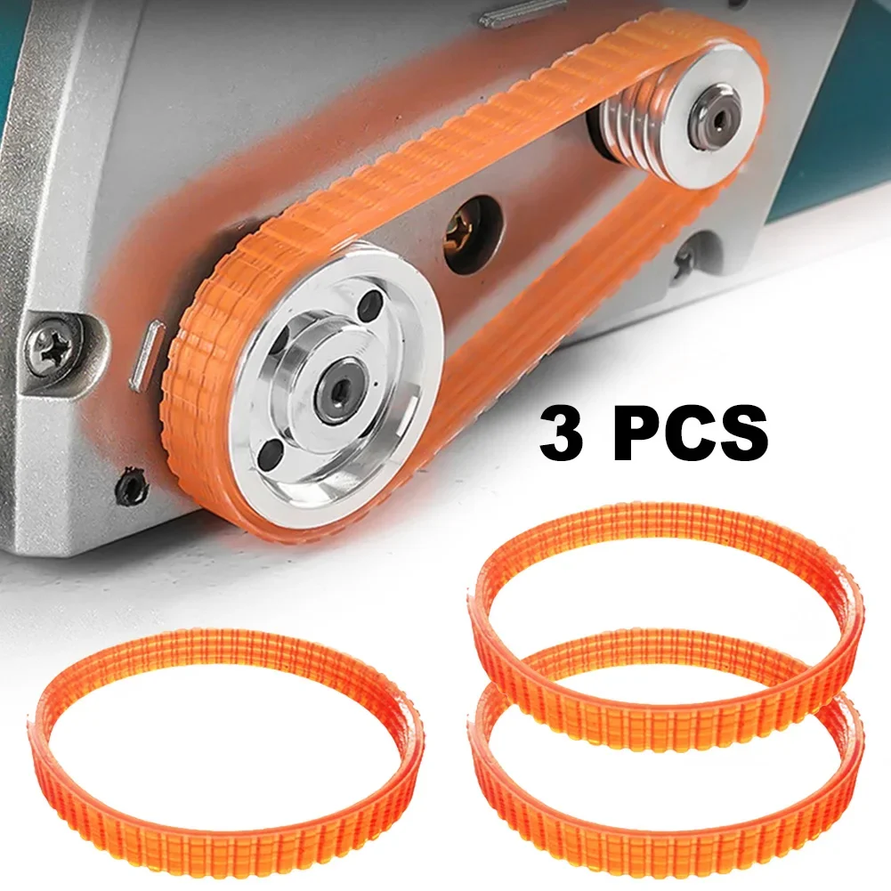 Electric Planer Drive Belt Set 3pcs 238mm Girth 9 6mm Width Suitable For Models For 1900B 225007 N1923B Operate With Low Noise