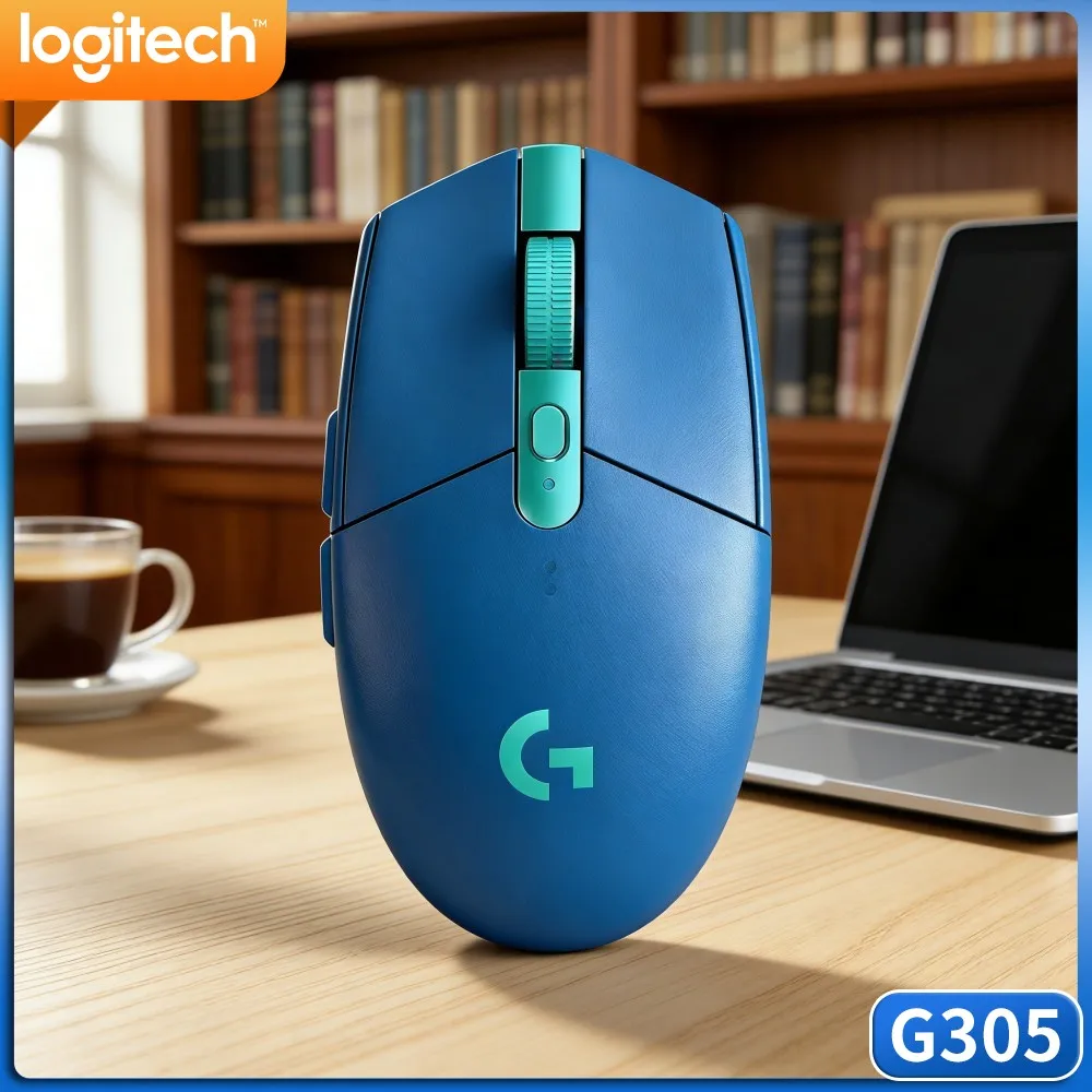 Logitech G305 LIGHTSPEED Gaming Mice HERO 12000 DPI 6 Programmable Buttons 250H Battery Wireless Peripheral For PC Mac