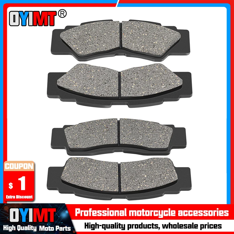 Motorcycle Front and Rear Brake Pads for YAMAHA YXZ1000R EPS YXZ10PXG SE SS YXZ1000 YXZ 1000 R SS SE 2HC-25805-00-00 Accessories