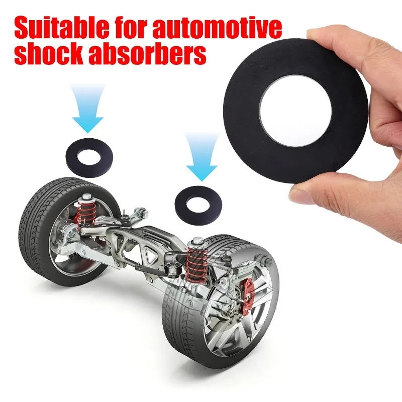 Silencer Pad Rubber Bushing Dampers Universal Front Strut Tower Mount Suspension Shock Absorbing Bearing Washer Over Bumps