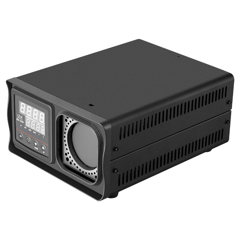 CEM BX-500 Portable Infrared Customizable Temperature Calibrator Dry Block Bath 50C-500C Range 0.5C Accuracy Metal