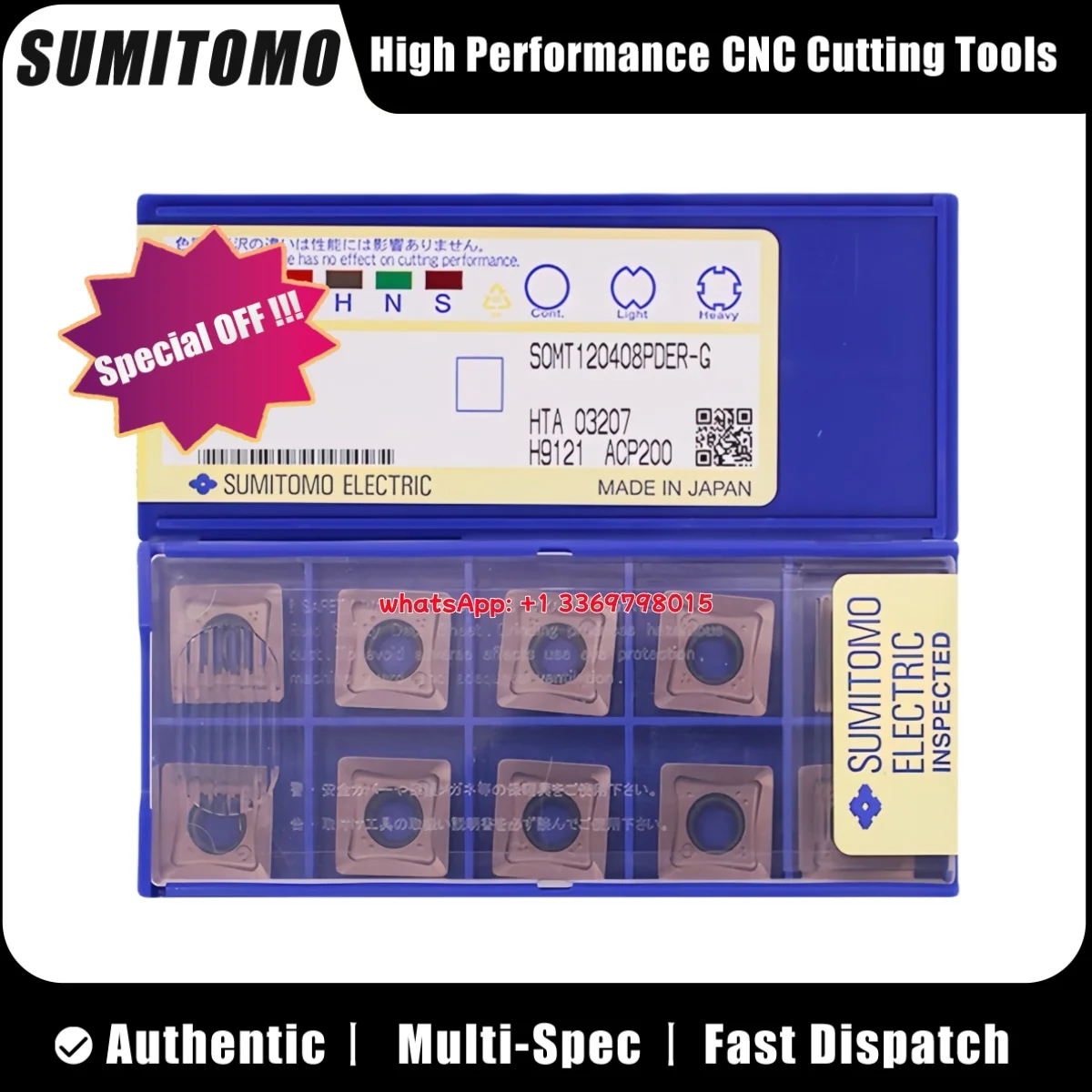 

SUMITOMO оригинальный SMDT SMDT1800MEL ACX80 токарная вставка 10 шт. режущие инструменты с ЧПУ