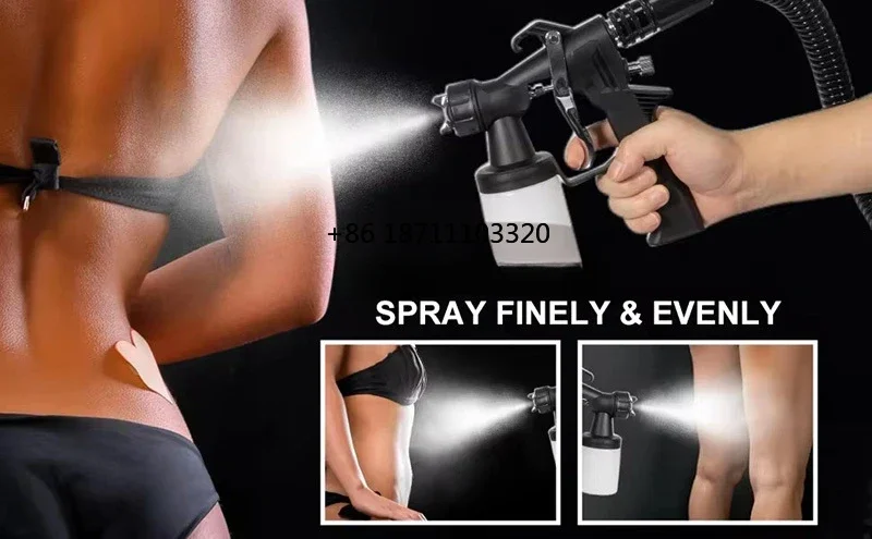110v 220v 550w wholesale Private Label Indoor Professional HVLP Solarium Body Tanning Bed Home Portable Spray Tan Machine
