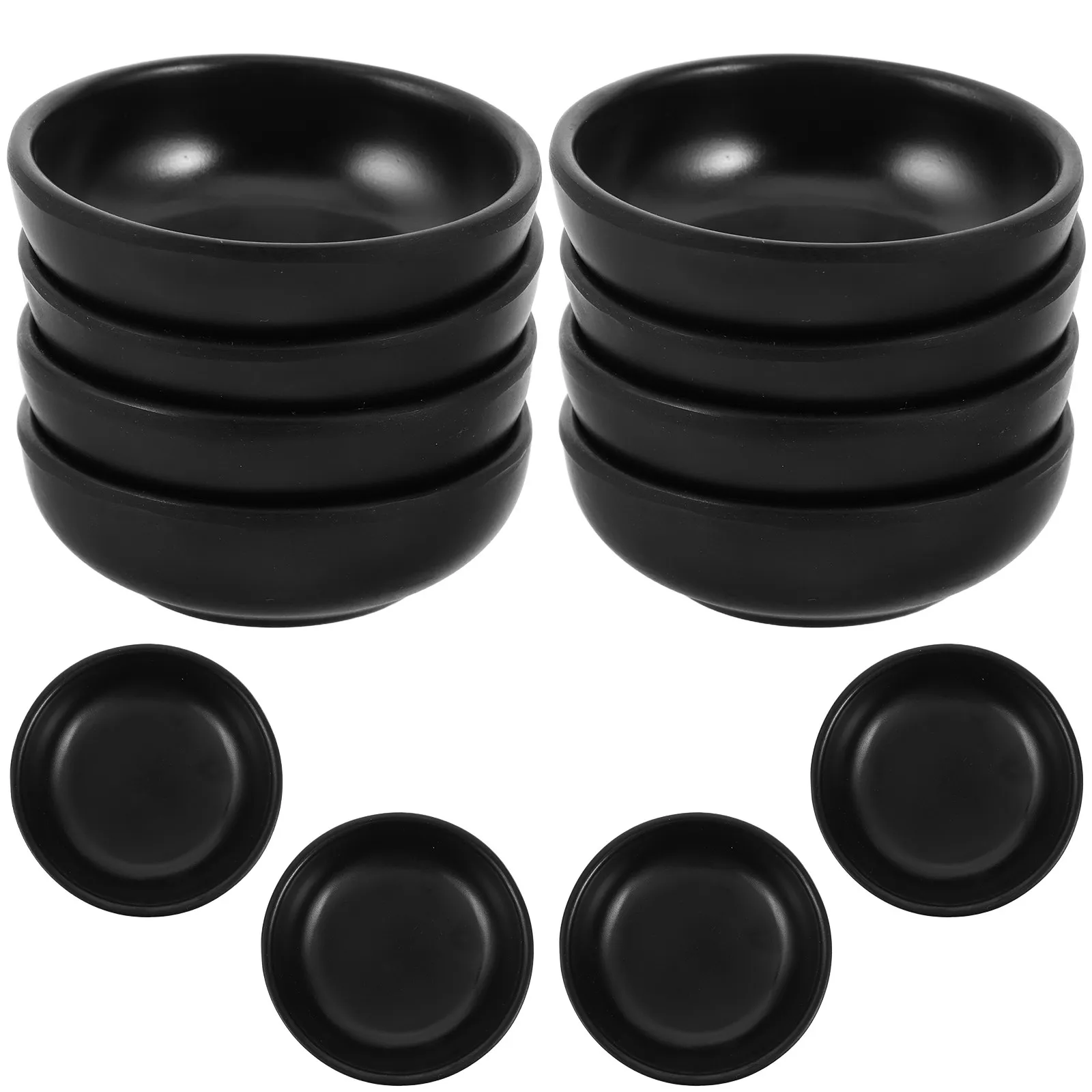 12Pcs Melamine Sauce Dishes Compact Shatter-Resistant Serving Plates for Bbq Soy Sauce Dipping Small Condiment Bowls Kitchen