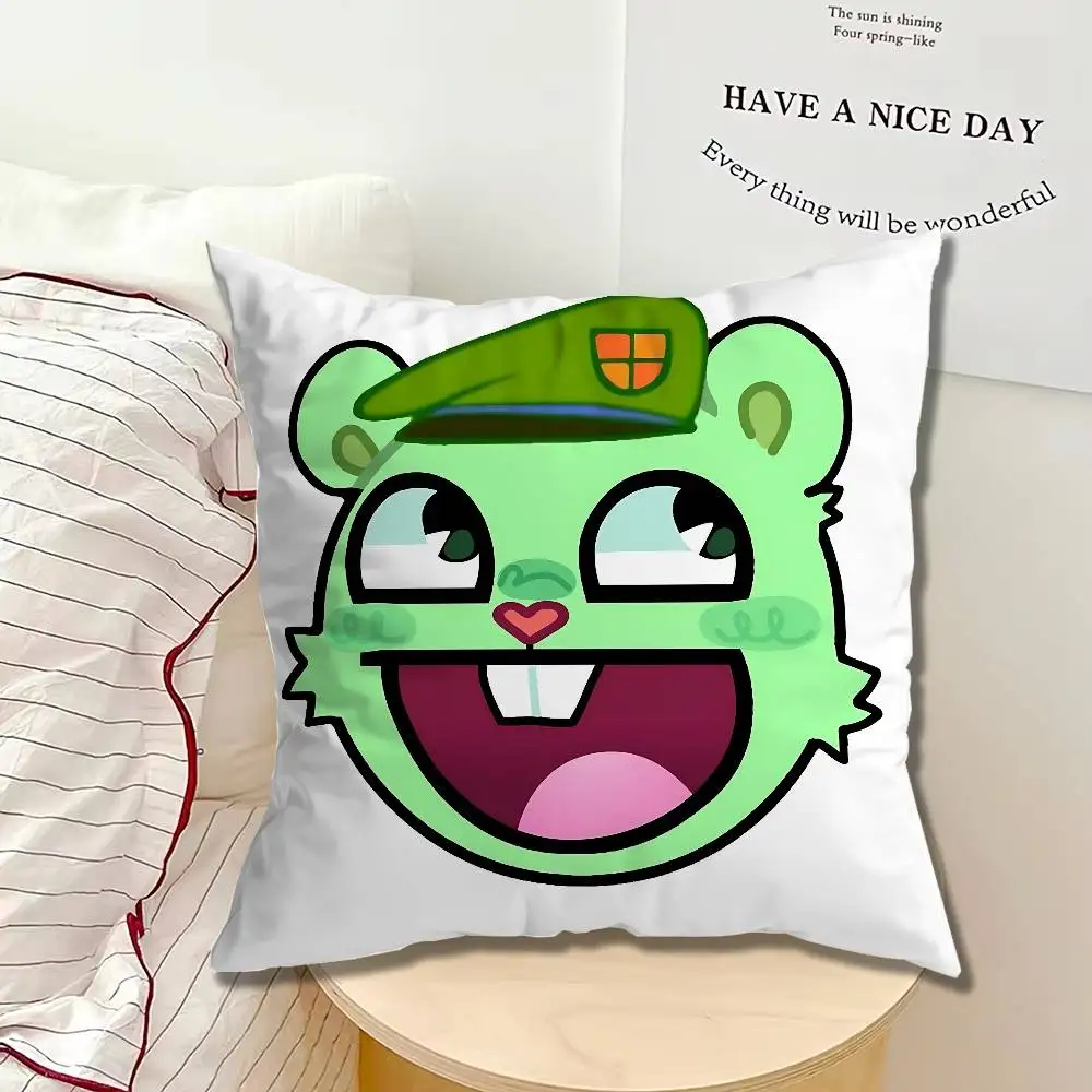 Repetitive cycle Flippy Flaky HTF Pillow case Printed Polyester Throw Pillow Cover Decorative Sofa Cushion Pillowslip Home Decor