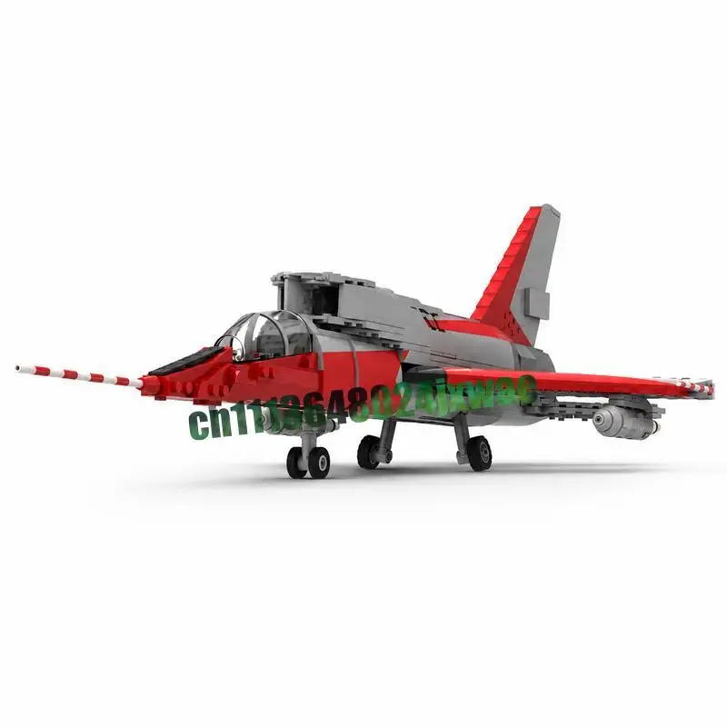 943PCS F-107 Ultra Sabre Fighter Jet MOC Building Blocks Custom Assembly DIY Creative Model Puzzle Toy Collection Popular Gifts