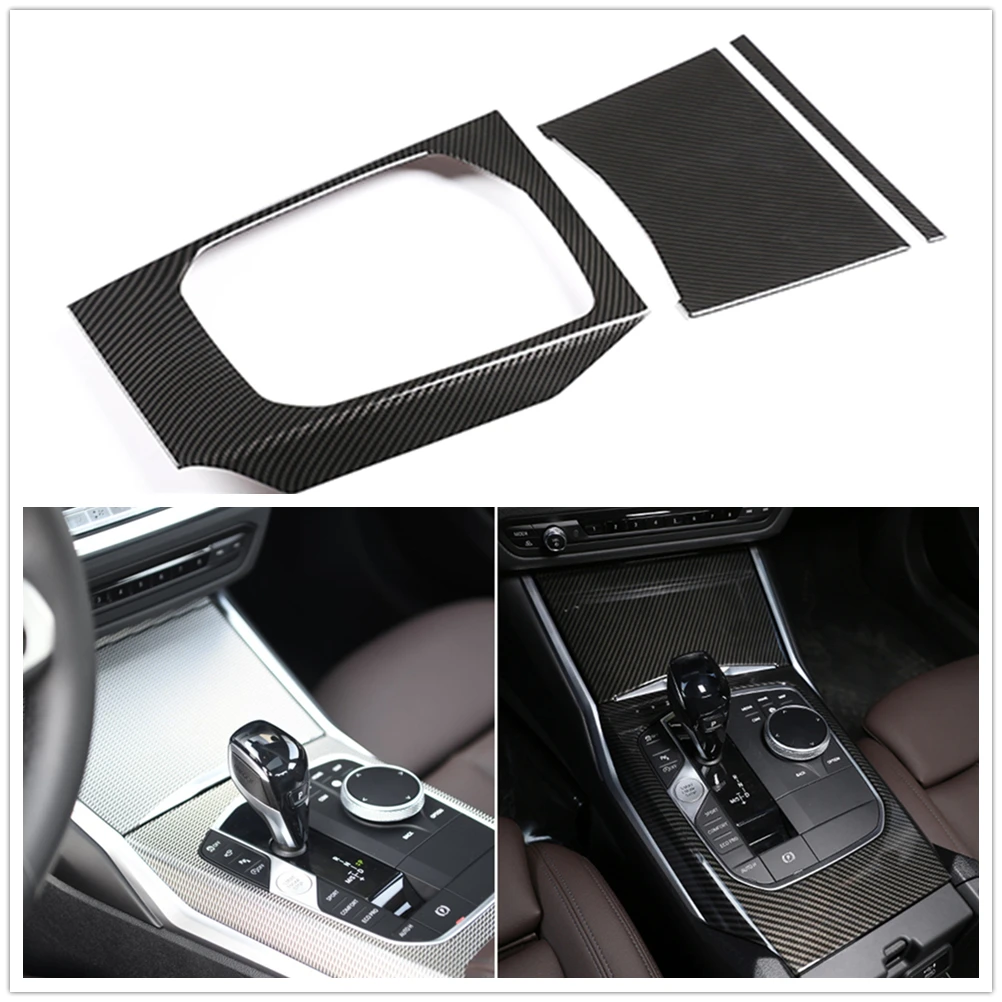 

Center Console Gear Shift Box Cover Sticker Panel Frame Strip For BMW 3 Series G20 G21 G28 2019 2020 2021