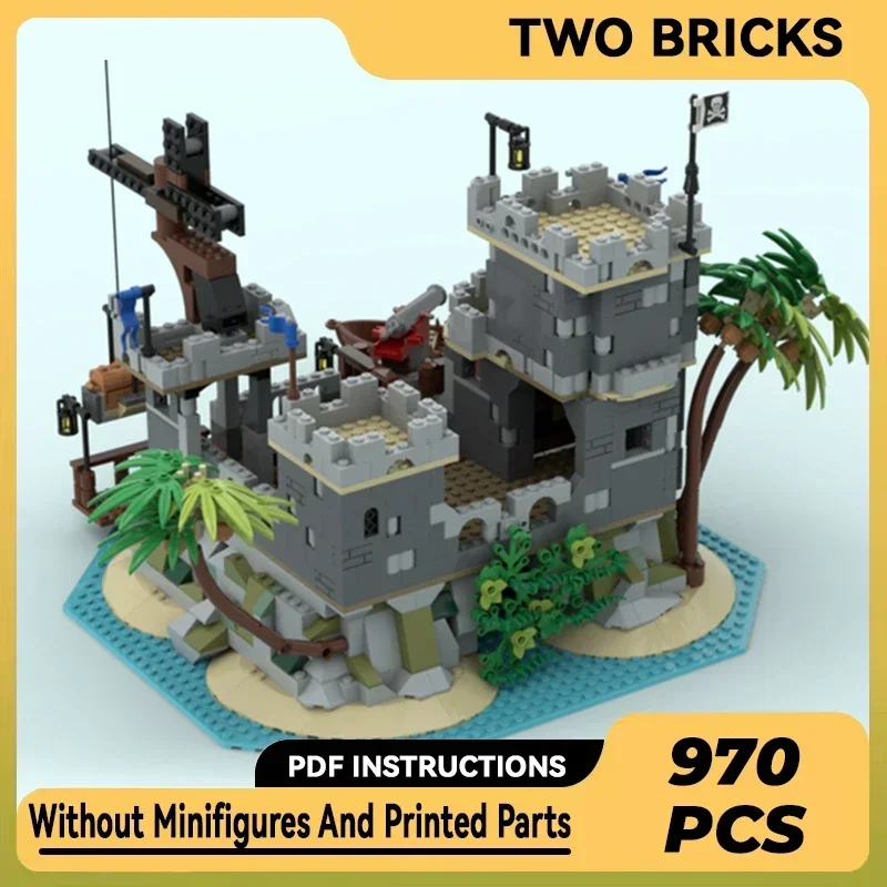 Military Fortress Model Moc Building Bricks Ruins Of Eldorado Technology Modular Blocks Gifts Christmas Toys DIY Sets Assembly