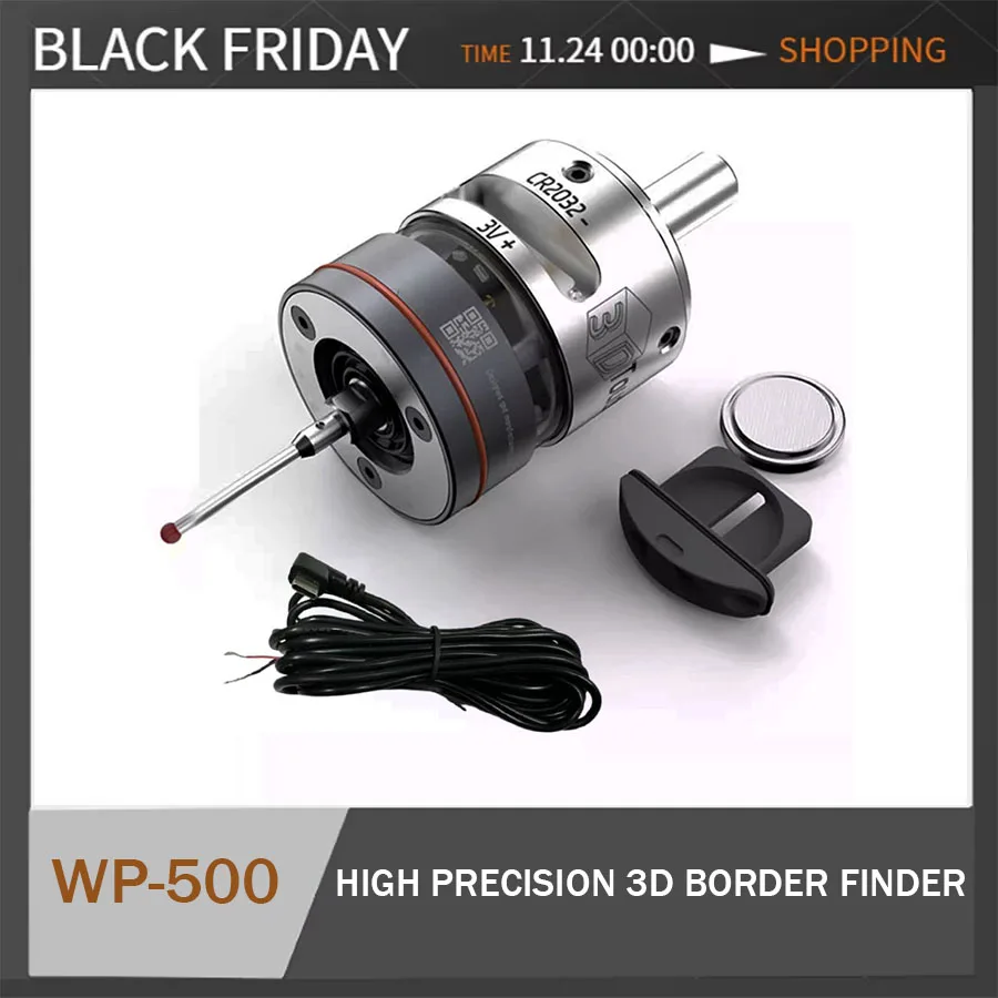 

CNC machine touch probe WP-500 V6 anti roll 3D edge finder, can find center table probes compatible with machi3 and grbl