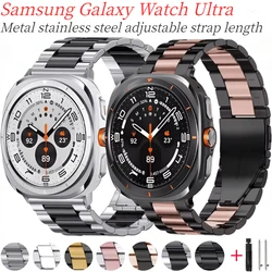 Stainless Steel Band For Samsung Galaxy Watch Ultra 2025 47mm Metal Bracelet Wristband For Galaxy Watch 7 Ultra 47mm Accessories
