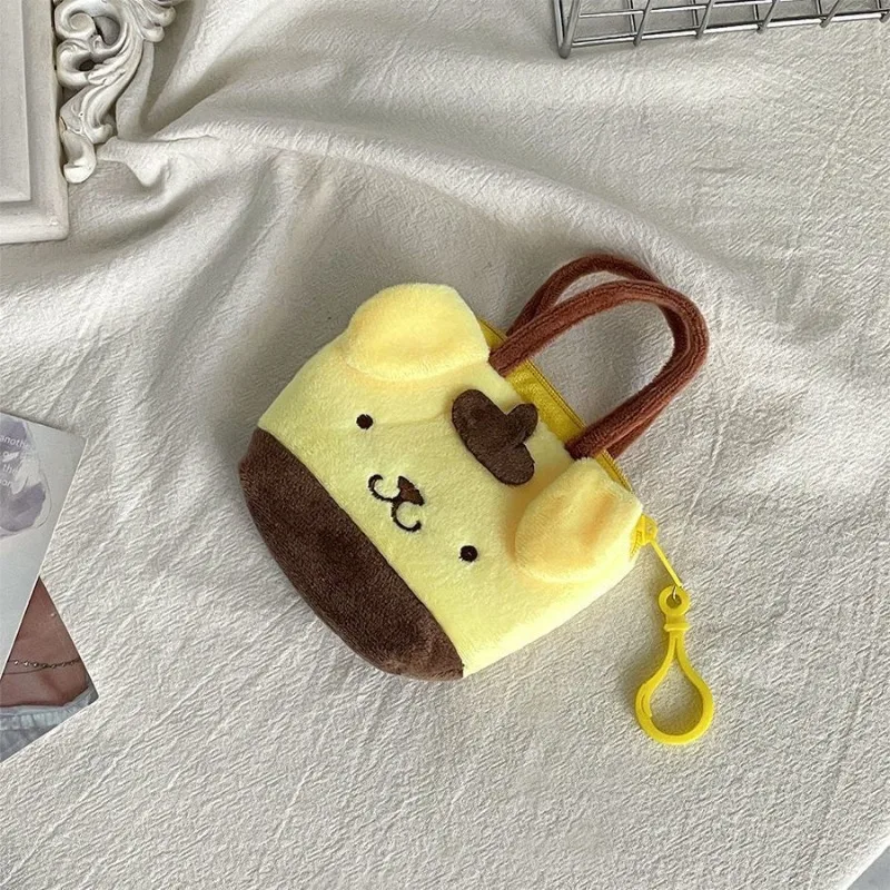 Sanrio Kawaii Hello Kitty portefeuille en peluche ma mélodie Kuromi mignon Anime sac à dos pendentif sac de rangement fille Festival cadeau
