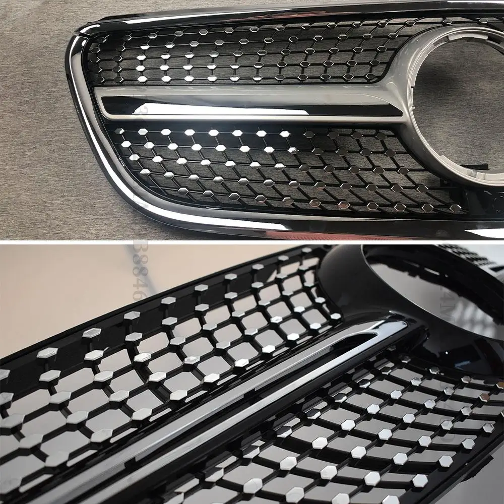 Diamond Style Front Grille Bumper Inlet Grill Grid For Mercedes Benz Vito V W447 2015-2023 like V250 V300 V260 Tuning Body Kit