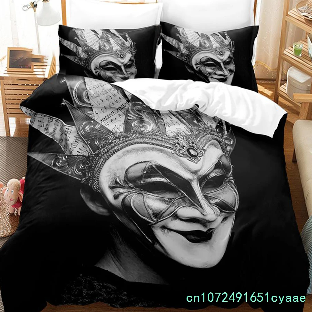 Boris Brejcha Bedding Set Boys Girls Twin Queen Size Duvet Cover Pillowcase Bed Kids Adult Fashion Home Textileextile