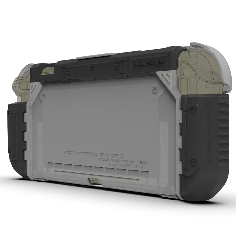 For Nintendo Switch 2 Buffer Armor Protective Case FATBEAR Tactical Military Grade NS2 Cover Anti-Scratch Skin Shell