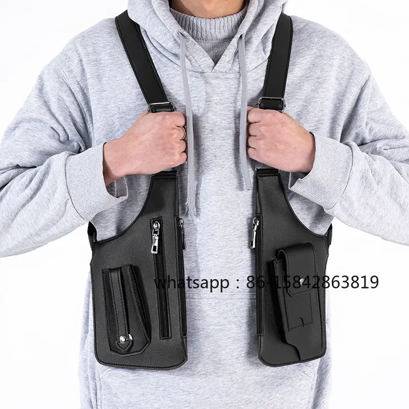 Tactical Chest Bag, Retro Straps, Underarm Satchel, Versatile, Outdoor