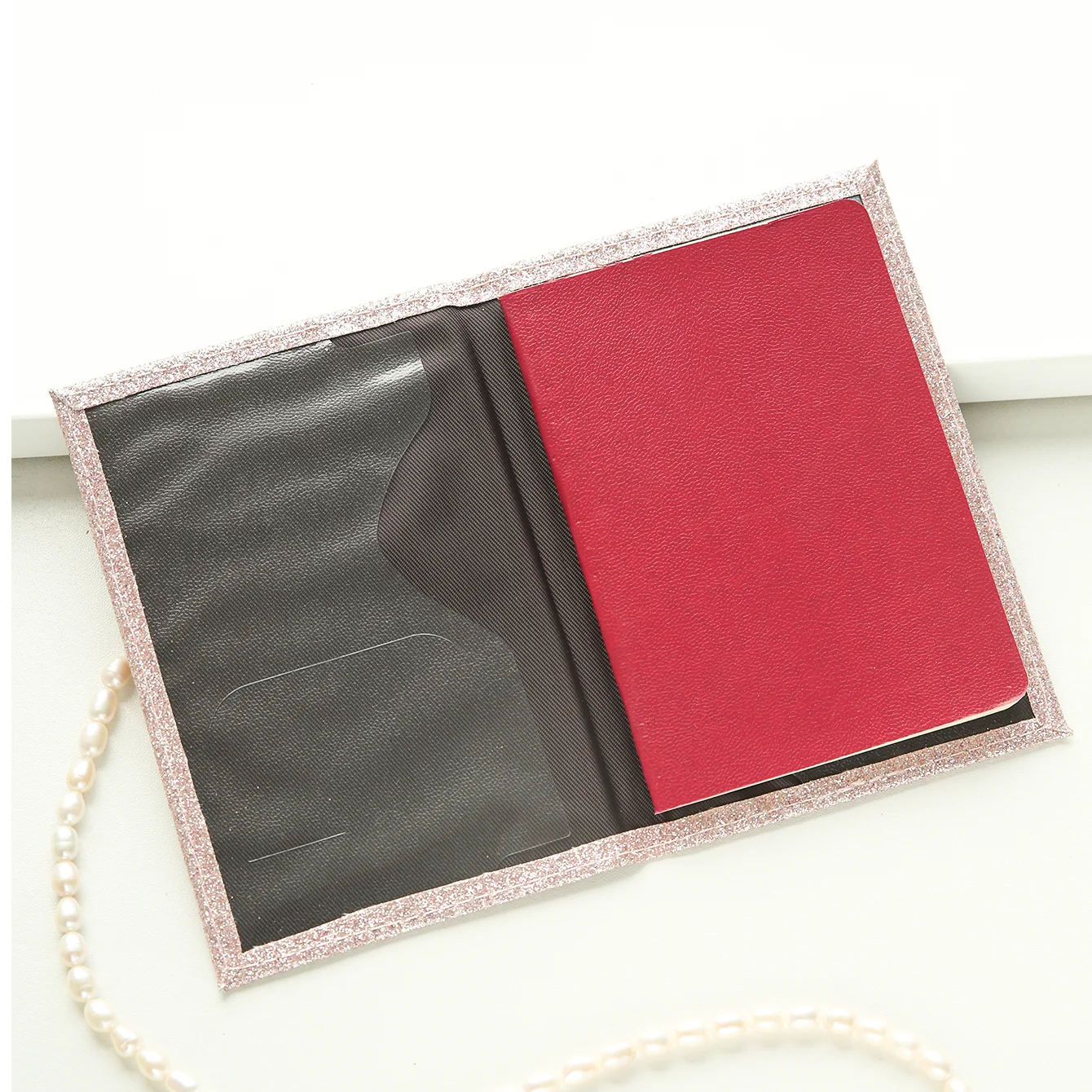 تخصيص غطاء جواز السفر الأولي شخصية لؤلؤة حامل جواز السفر مخصص لامعة الترتر رسائل غطاء بلينغ بلينغ جواز السفر Hol #5