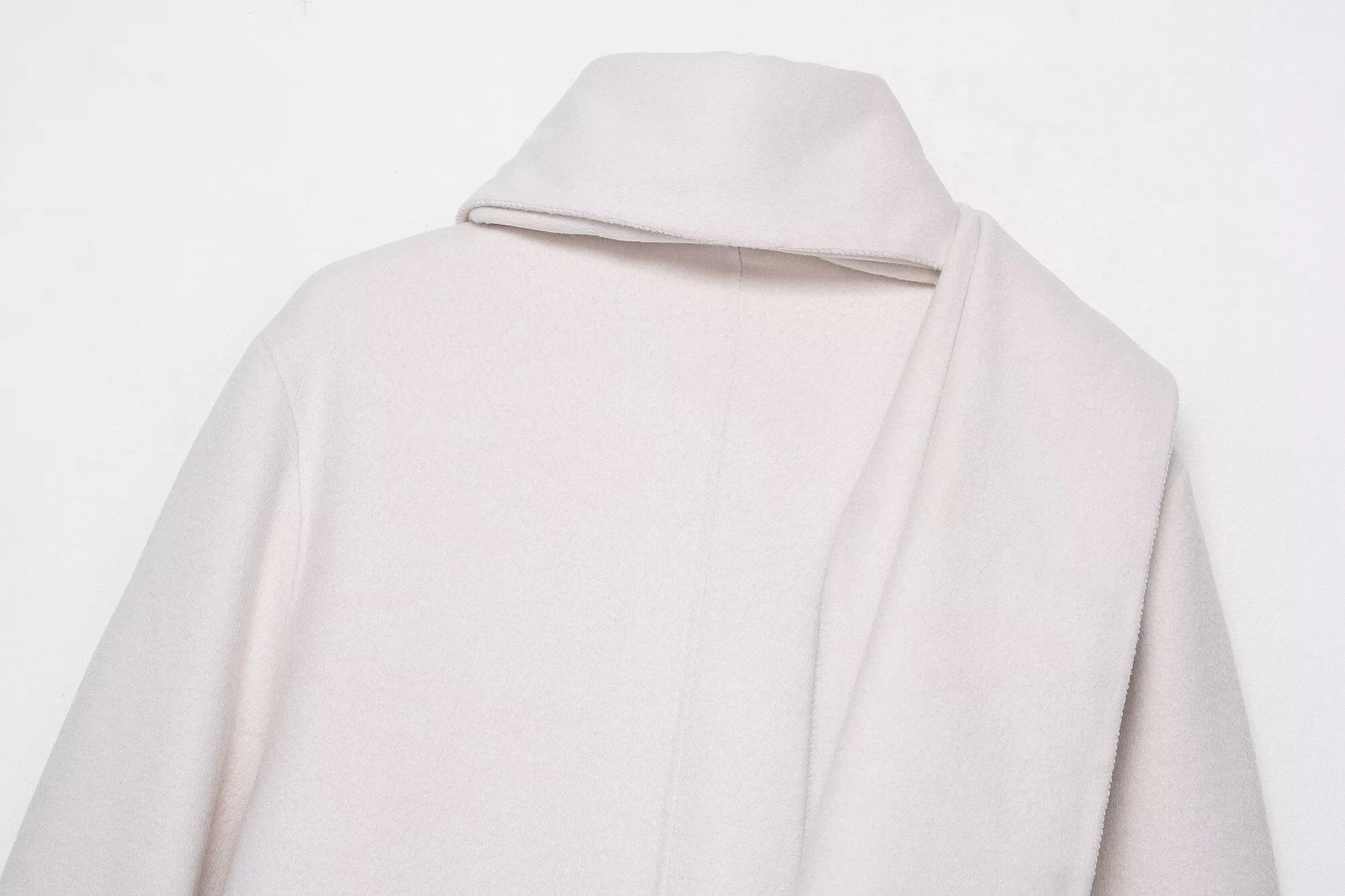 2025 otoño nueva ropa de mujer retro suelta casual temperamento mezcla simple chaqueta de abrigo medio largo