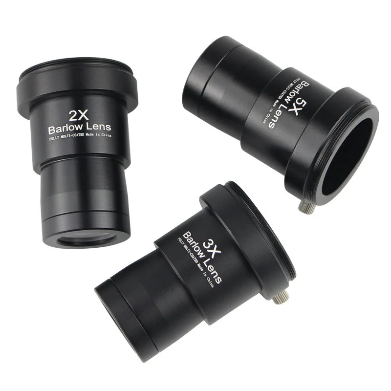 Astronomical Telescope Accessories 1.25-inch 2X-3X-5X Multiplier Mirror 5P0083BCD Combination Set