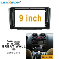 Panel de instalación para salpicadero de coche, marco de Radio, Dvd, 9 pulgadas, 2Din, para GREAT WALL H6 2009-2016, doble Din, Kit de embellecedor de instalación