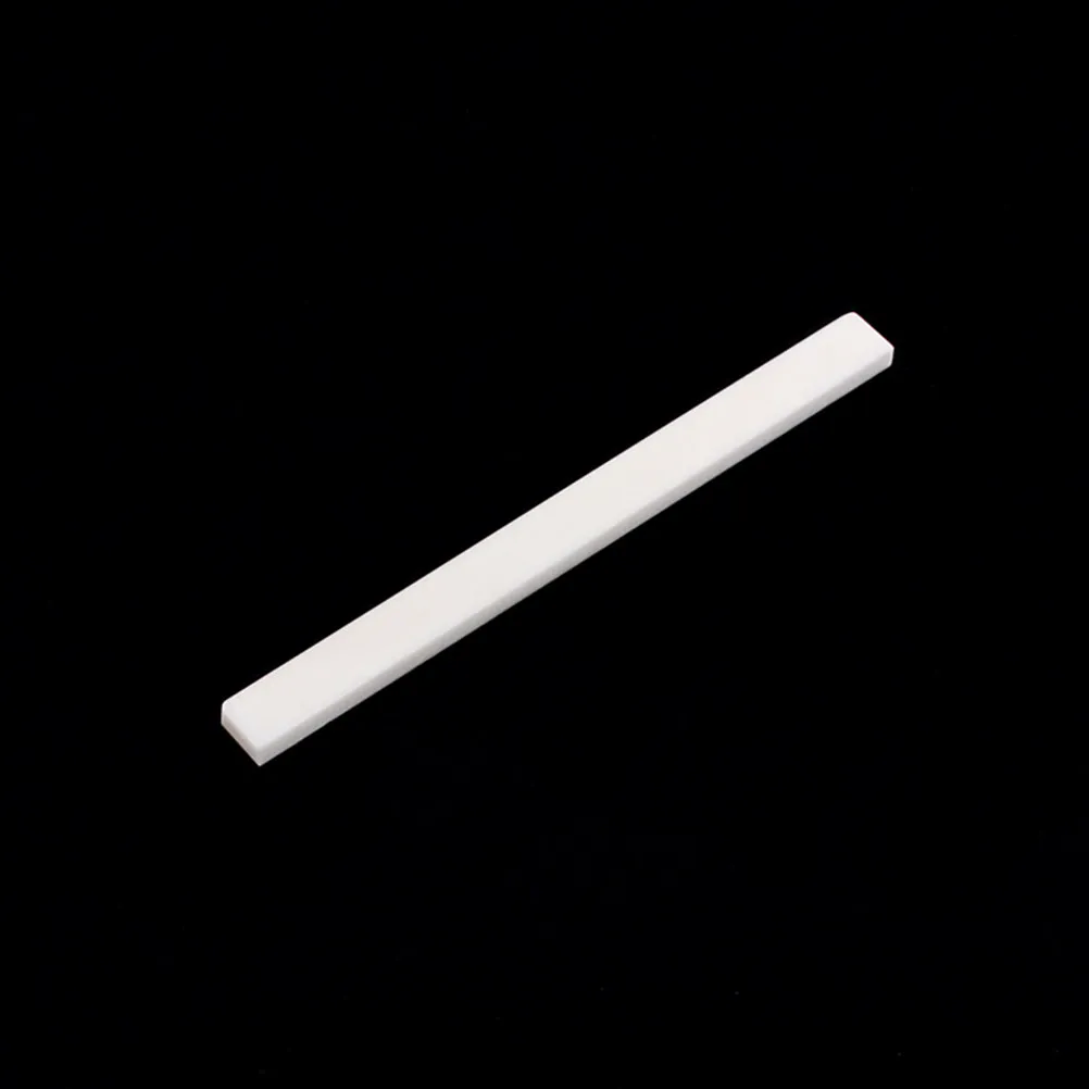 Natural Buffalo Bone Flat Bridge Saddle for Acoustic Guitar Replacement Professional Grade Tone Optimizing Guitar Accessory Part
