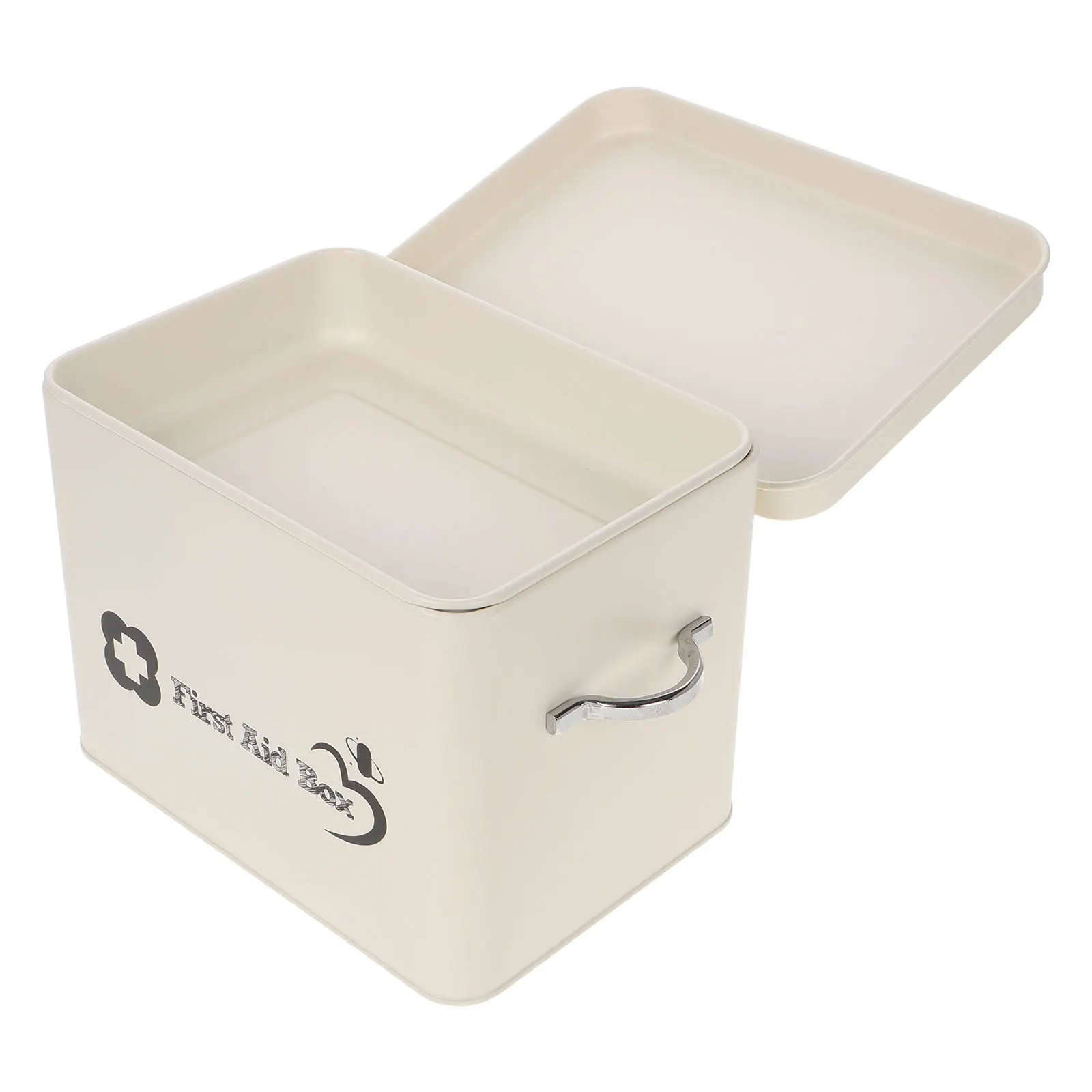 Compact Medicine Organizer Box Multilayer Stainless Steel Storage Waterproof Portable Medication Case for Home and Travel