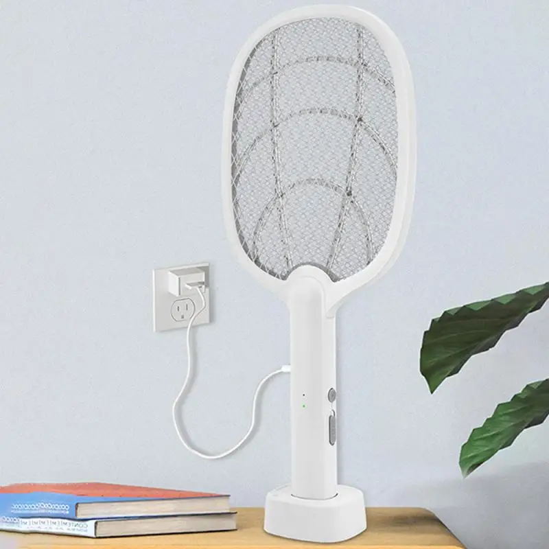 

Strong Electric Mosquito Killer Fly Swatter 2In1 Household Mosquito Racket Killer With UV Light Bug Trap