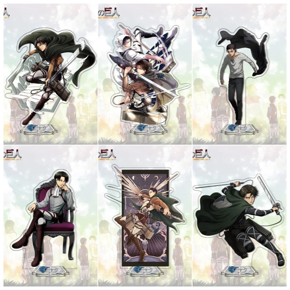 New Anime Attack on Titan Acrylic Keychain Model Figure Cosplay Birthday Fans Christmas Desk Decor Plate Gift 15cm
