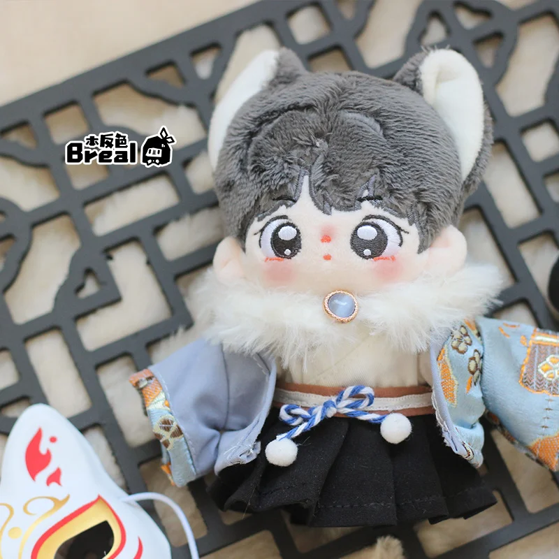 Herbstbankett-Serie, 10 cm Baumwollpuppen-Babykleid, zweifarbiger Anzug und Federweberei, kein Attribut, Kawai-Kleid zum Austausch